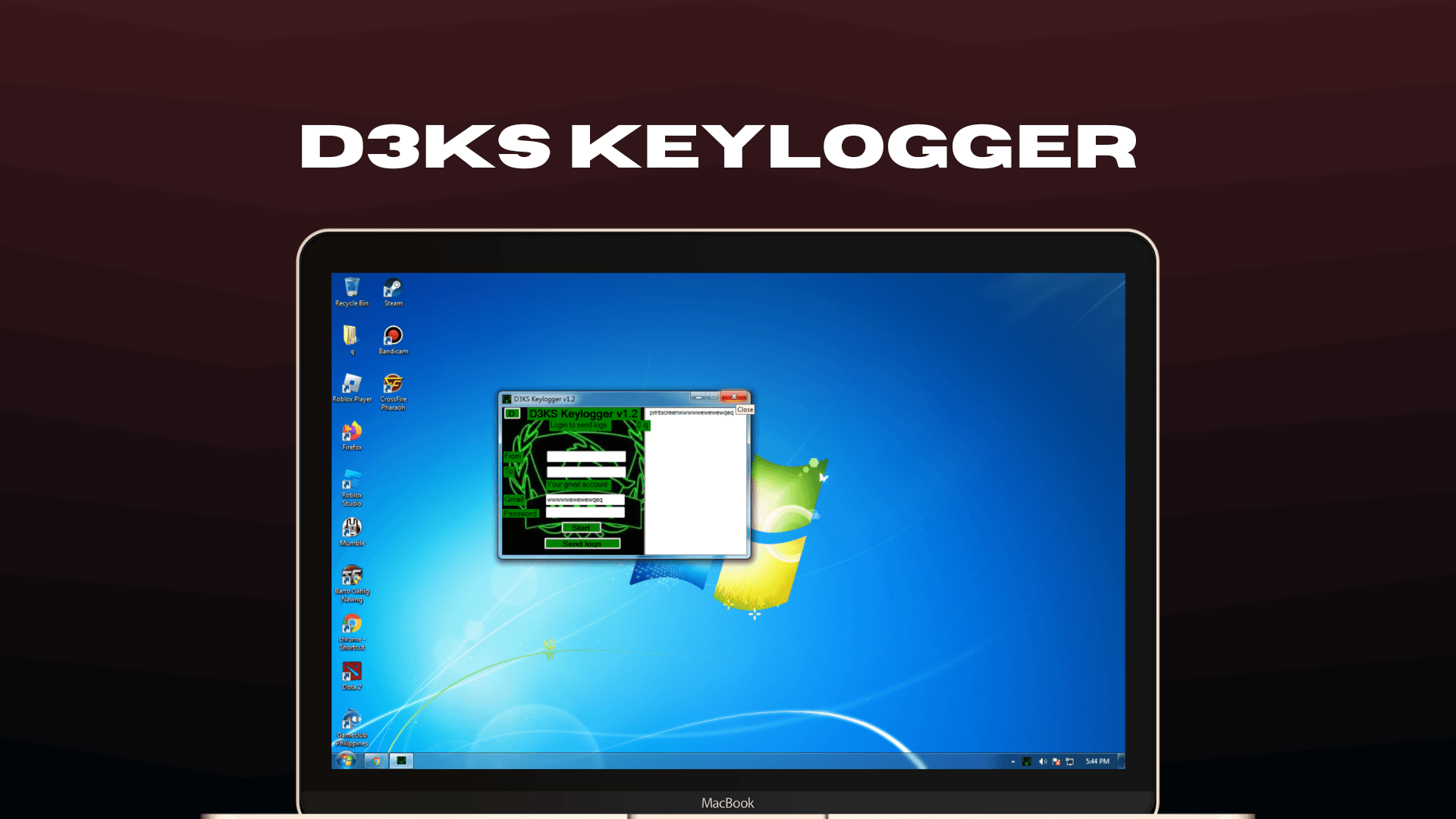 Preview of DKeylogger