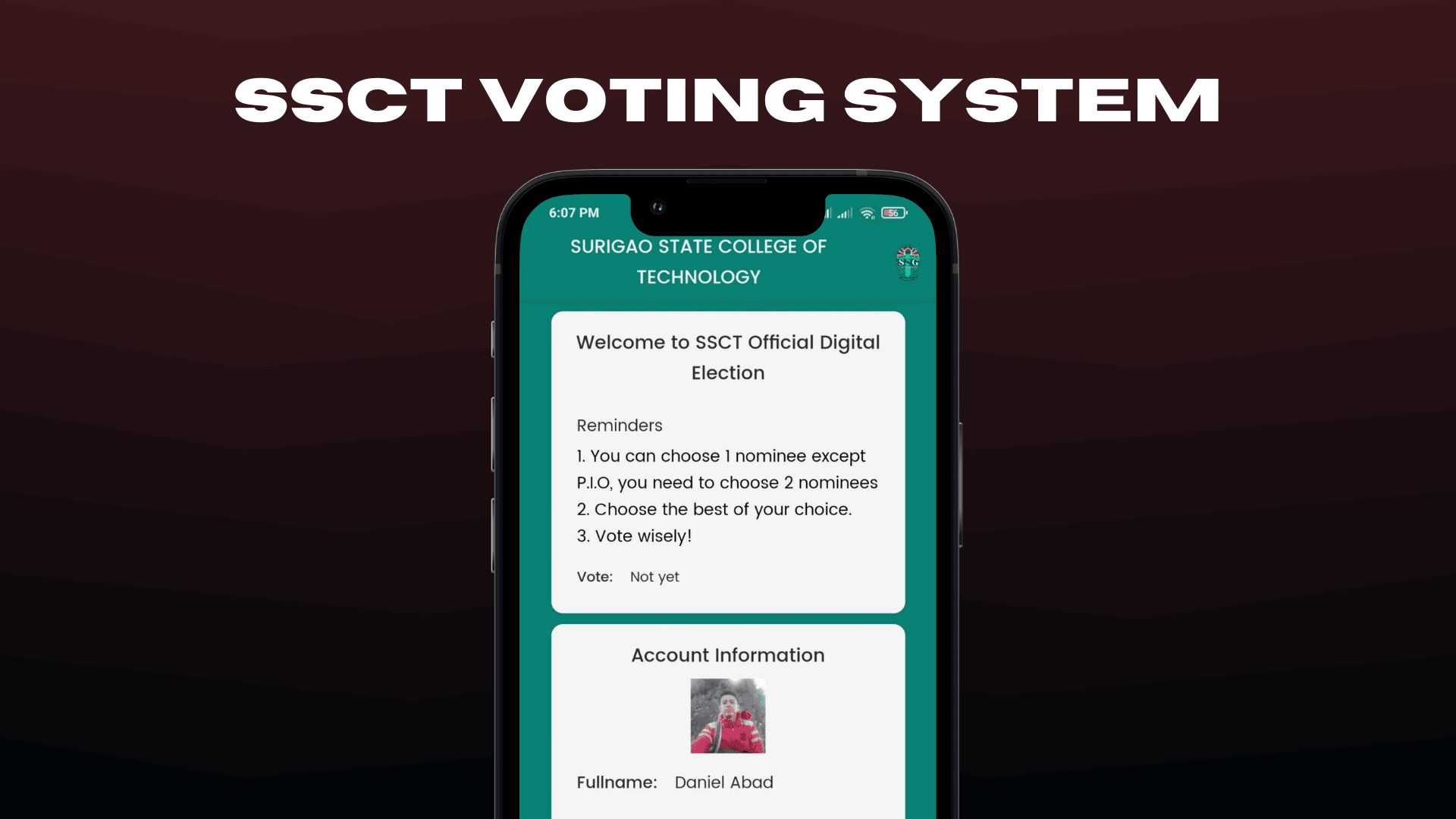 Preview of SSCT Voting System